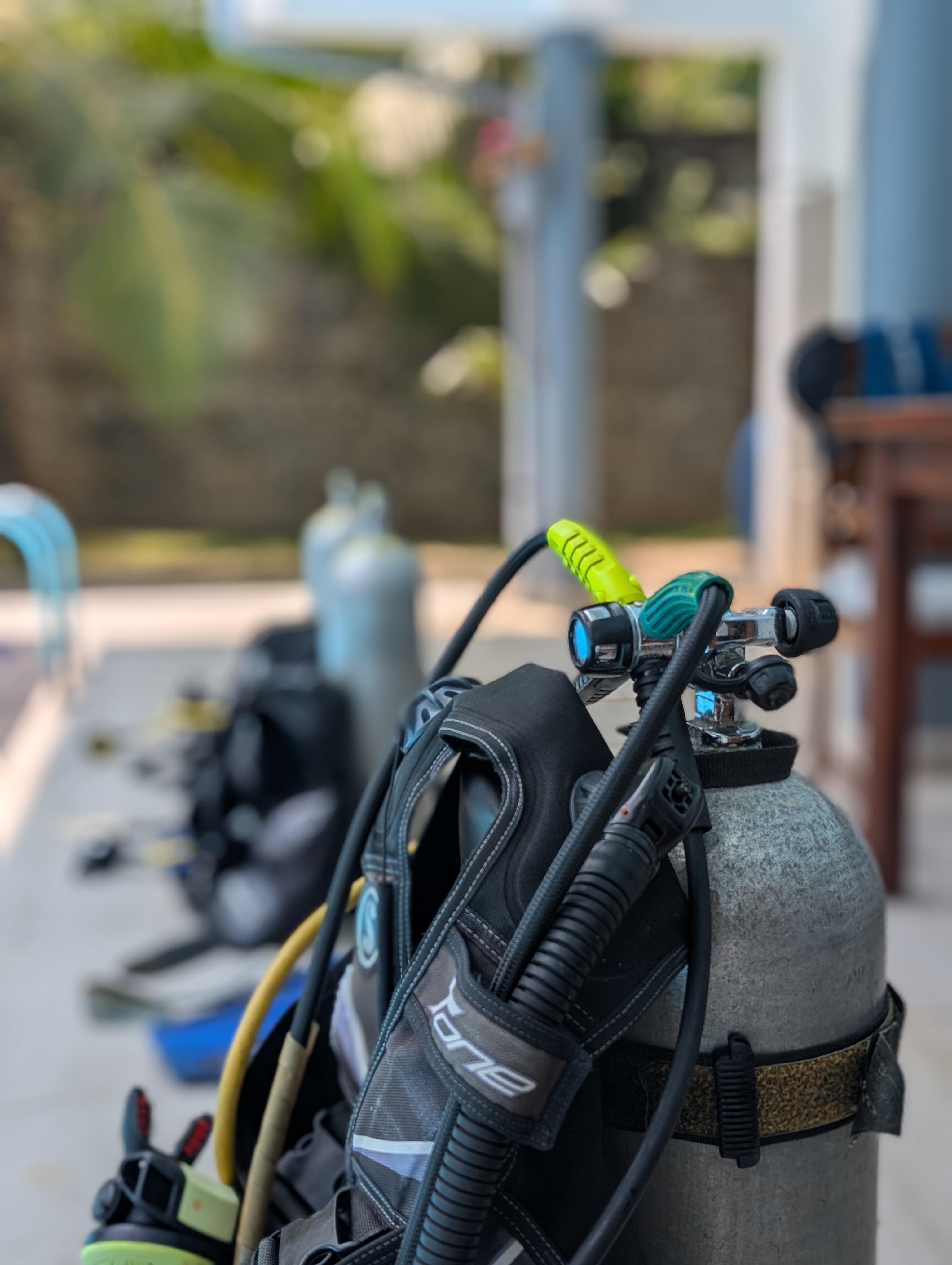 PADI Divemaster Course - image 3: Turn your passion for diving into a professional lifestyle with our PADI Divemaster program. At Hiri Divers, we offer a personalized, hands-on internship experience in the warm, clear waters of Hiriketiya and Dikwella, home to vibrant reefs, blacktip reef sharks, shipwrecks, and the unique Nilwella Underwater Museum featuring sunken buses and helicopters.