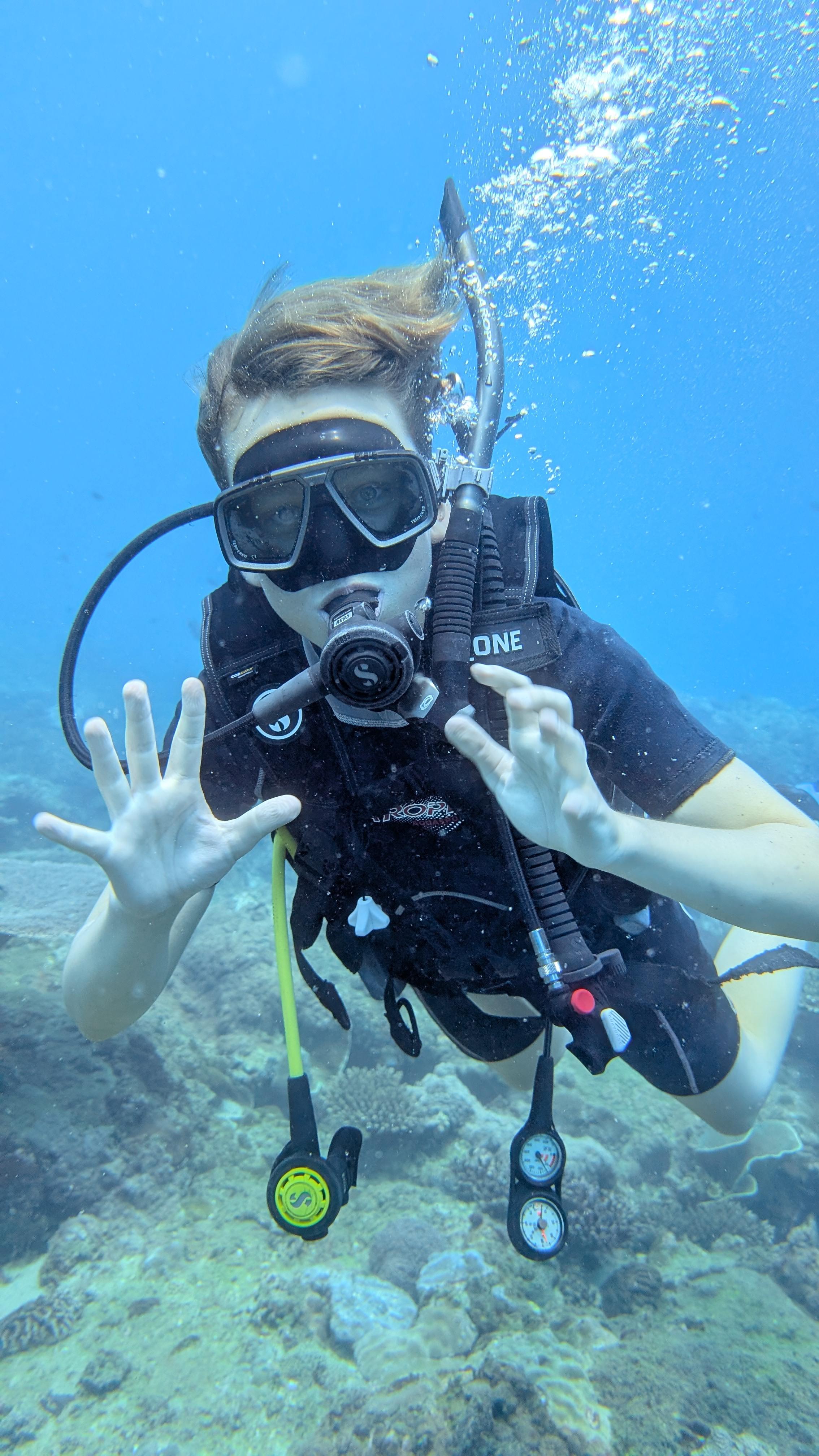 Try Scuba Diving - image 8: Curious about what it feels like to breathe underwater? Our Discover Scuba Diving (DSD) program is the perfect way to explore the ocean — no experience needed! Whether you're new to diving or just want a taste of the underwater world, this is a safe, fun, and unforgettable adventure designed for complete beginners.